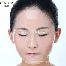 Masque facial HA transparent à l&#39;acide hyaluronique OEM